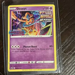 Pokemon Deoxys Promo Prerelease Holo SWSH170 Sword & Shield 120 HP Card - Image 1