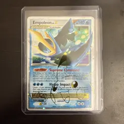 Pokemon TCG Empoleon LV.X DP11 Holo 2008 Diamond & Pearl Black Star Promo LP - Image 3