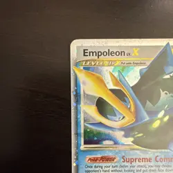 Pokemon TCG Empoleon LV.X DP11 Holo 2008 Diamond & Pearl Black Star Promo LP - Image 5