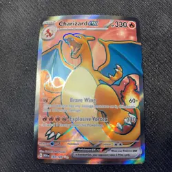 Charizard ex - 183/165 - Pokemon TCG Scarlet & Violet 151 Ultra Rare Full Art NM - Image 1