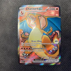 Charizard ex - 183/165 - Pokemon TCG Scarlet & Violet 151 Ultra Rare Full Art NM - Image 2