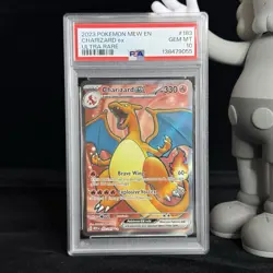 Charizard Ex Pokemon TCG Scarlet & Violet Holo Full Art 183/165 - PSA 10 - Image 1