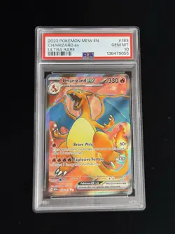 Charizard Ex Pokemon TCG Scarlet & Violet Holo Full Art 183/165 - PSA 10 - Image 3