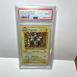 Pokemon Magneton Evolutions Holo Rare 38/108 PSA 8 Stage 1 80 HP - Image 1