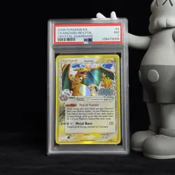 2006 Pokemon Ex Charizard Holo Crystal Guardians 4/100 - PSA 7 - Image 1