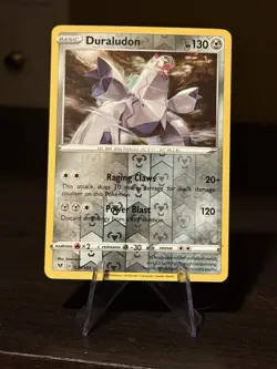 Duraludon 129/185 Reverse Holo Rare Pokemon TCG Vivid Voltage Sword & Shield NM - Image 1