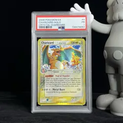 2006 Pokemon EX Crystal Guardians #4 Charizard Holo - PSA 1 - Image 1