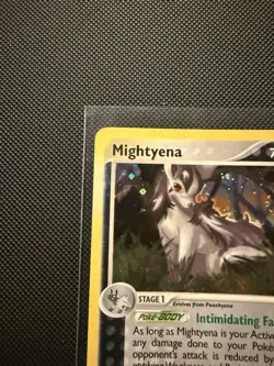 Mightyena 10/109 Holo Rare E-reader Pokemon EX Ruby & Sapphire 2003 - Image 3
