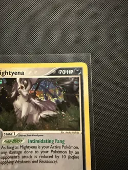 Mightyena 10/109 Holo Rare E-reader Pokemon EX Ruby & Sapphire 2003 - Image 4