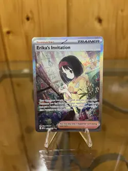 Pokemon TCG Erika's Invitation 203/165 SV 151 Special Illustration Rare Card - Image 1