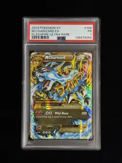 2014 Pokemon XY Flashfire M Charizard EX Holo Ultra Rare Card 69/106 - PSA 1 - Image 3