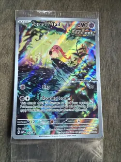 Pokemon TCG Scream Tail #065 SV: Promo Pokemon Center Stamped And SEALED LOOK - Image 1