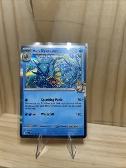Pokemon TCG Misty's Gyarados Holo Rare 49/182 Destined Rivals - Image 1