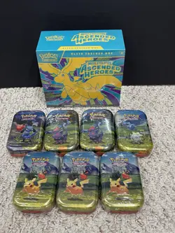 Lot of 8 - Pokemon TCG Ascended Heroes Elite Trainer Box ETB & 7 Mini Tins 🔥🔥 - Image 1