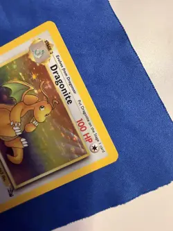 Pokemon TCG Dragonite Holo Rare Card 19/62 Fossil Set 1999 LP - Image 3