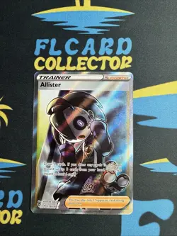 Pokemon TCG Allister Trainer Holo Full Art Rare Card 179/185 Vivid Voltage - Image 1