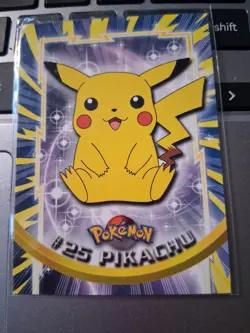 Topps Pokemon #25 Pikachu TV Animation Edition Series MINT WOW+05 &06CHARIZARD+ - Image 1