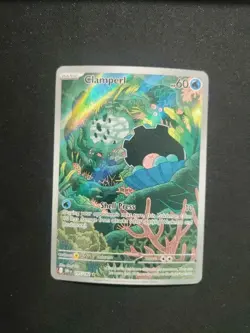 Clamperl 195/182 Illustration Rare Destined Rivals NM Full Art Pokemon DRI 2025 - Image 1