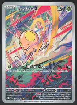Toedscool 201/198 Illustration Rare Pokemon TCG Scarlet & Violet Base Set NM - Image 1