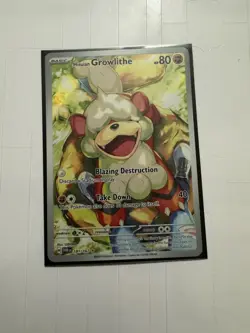 Hisuian Growlithe 181/167 Holo Perrin Near Mint Twilight Masquerade Pokemon Ship - Image 1