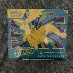 Pokemon TCG: Mega Evolution Ascended Heroes Pokemon Center Elite Trainer Box ETB - Image 1
