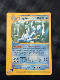 Pokemon TCG WOTC Aquapolis E Series - Kingdra #19/147 - Non Holo 2002 Card - Image 1