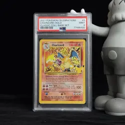 2021 Pokemon Celebrations Charizard #4 Holo Classic Collection - PSA 9 - Image 1