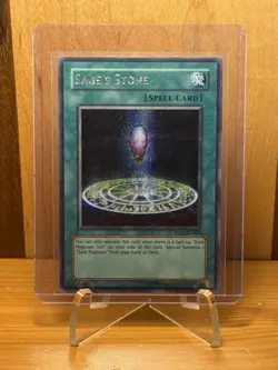 Yu-Gi-Oh! Holo Sage's Stone ROD-EN003 Spell Card Konami - Image 2