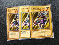 Yu-Gi-Oh - Gaia The Fierce Knight 3x - Full Playset - Image 1