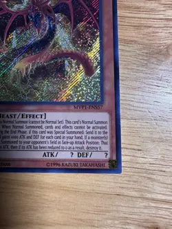 YUGIOH: Slifer the Sky Dragon MVP1-ENS57 Secret Rare 1st Ed - Image 4