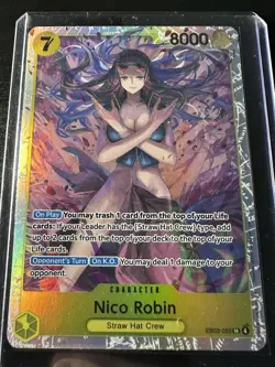 2026 One Piece TCG Nico Robin ENGLISH EB03-055 HEROINES SR - Image 1