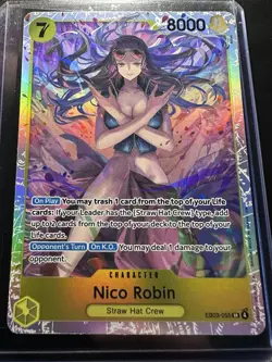 2026 One Piece TCG Nico Robin ENGLISH EB03-055 HEROINES SR - Image 5