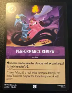 Performance Review 64/204 Uncommon Whispers In The Well Disney Lorcana TCG - Image 1