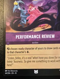 Performance Review 64/204 Uncommon Whispers In The Well Disney Lorcana TCG - Image 4