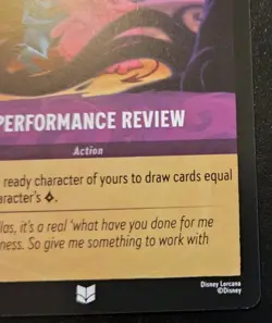 Performance Review 64/204 Uncommon Whispers In The Well Disney Lorcana TCG - Image 5