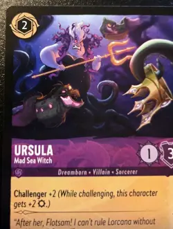 Ursula - Mad Sea Witch 57/204 Uncommon Ursula's Return Disney Lorcana TCG - Image 2