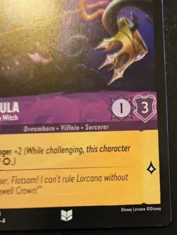 Ursula - Mad Sea Witch 57/204 Uncommon Ursula's Return Disney Lorcana TCG - Image 5