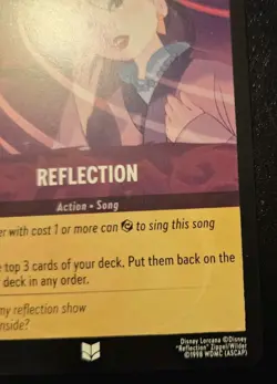 Reflection 65/204 Uncommon The First Chapter Disney Lorcana TCG - Image 5