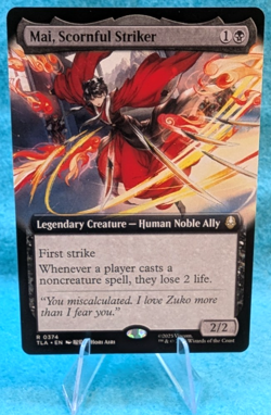 x1 Mai, Scornful Striker (Extended Art) Avatar: The Last Airbender Regular #374 - Image 1