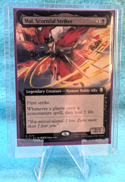 x1 Mai, Scornful Striker (Extended Art) Avatar: The Last Airbender Regular #374 - Image 4