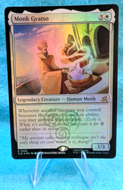 x1 Monk Gyatso (Foil) - MTG - Avatar Eternal Legal - Human Monk - #81 - Image 1