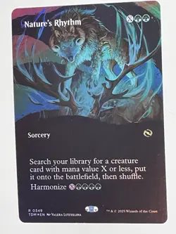 Nature's Rhythm (Borderless) 349 - Foil - Rare Tarkir: Dragonstorm Mtg - Image 2