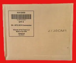 MTG Magic the Gathering 2015 5 DECK COMMANDER SET SEALED NEW - Image 1