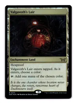 Valgavoth's Lair - 271 DSK: Duskmourn: House of Horror R Foil LP - Image 1