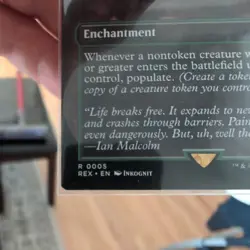 MTG: Life Finds a Way (Borderless) (LP): Jurassic World - Image 4