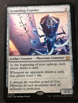 Scrawling Crawler - FDN - MTG - EN - NM - 0132 - Image 1