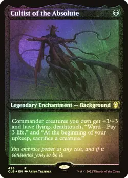 MTG FOIL Cultist of the Absolute Foil Etched - Commander Legends: Battle for - Image 1