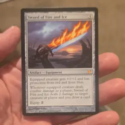 Sword of Fire and Ice Modern Masters 2013 Regular Artifact Equipment Wizards En… - Image 1