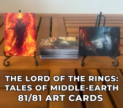 Lord of the Rings MTG Art Cards – Complete 81-Card Set (No Stamp) - Image 1
