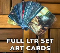 Lord of the Rings MTG Art Cards – Complete 81-Card Set (No Stamp) - Image 2